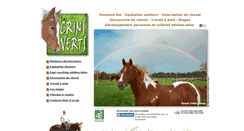 Desktop Screenshot of lescrinsverts.com